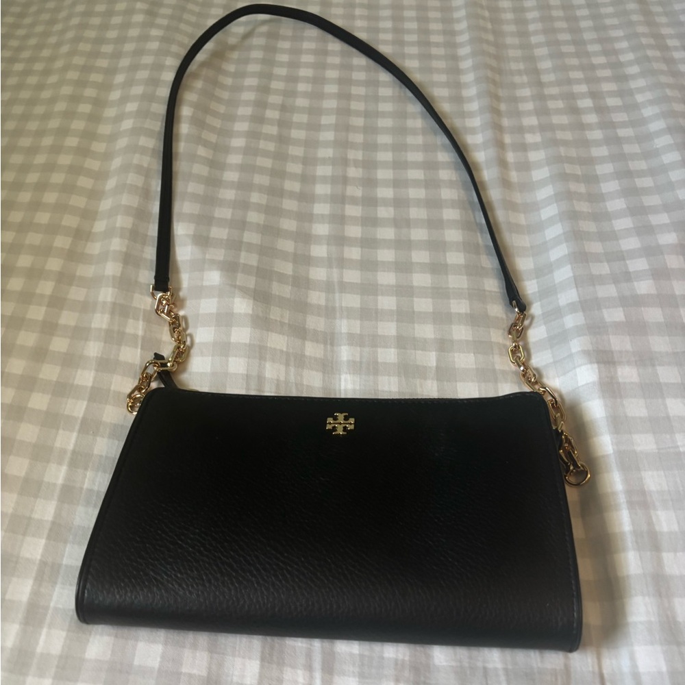 Tory Burch Black and Gold Crossbody Bag - Picture 7 of 9